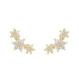 Zinnia Flower Studs