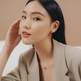 Bailey Hoop Necklace