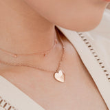 Heart Pendant Necklace (Non-Detachable)