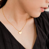 Heart Pendant Necklace (Non-Detachable)