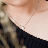 Mini Heart Pendant Necklace (Non-Detachable)