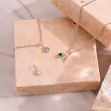 Birthstone Charm Pendant