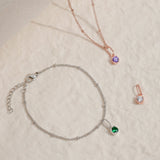 Birthstone Charm Pendant