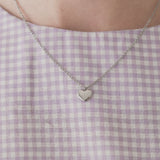 Mini Heart Pendant Necklace (Non-Detachable)