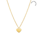 Mini Heart Pendant Necklace (Non-Detachable)