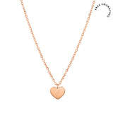 Mini Heart Pendant Necklace (Non-Detachable)