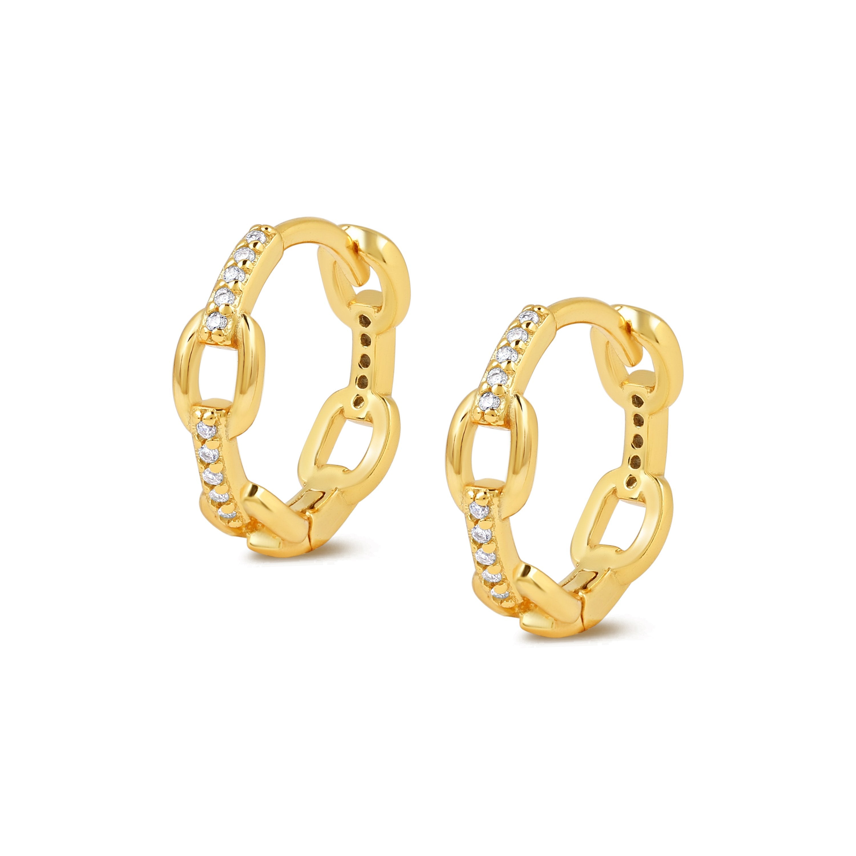 Gold clearance chain hoops