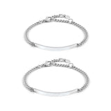 Lenn Bar Bracelet (Couple Set)