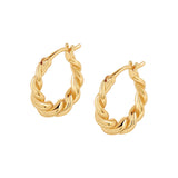 Luca Twisted Hoops