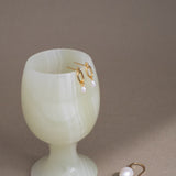 Olivine Pearl Studs