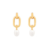 Olivine Pearl Studs