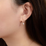 Olivine Pearl Studs