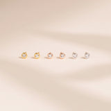 Sadie Bezel Studs