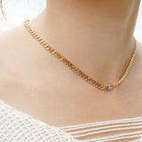 Kendra Aquamarine Necklace