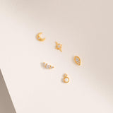 Leia Barbell Earrings