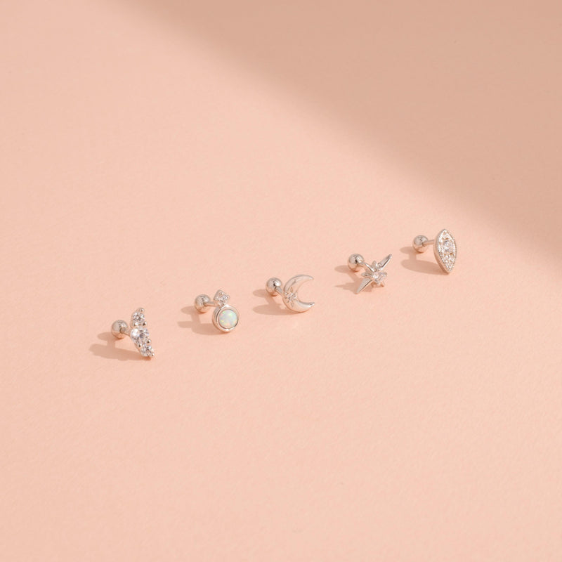 Inez Barbell Earrings