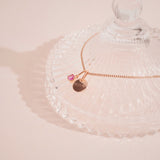 Mini Round Pendant Necklace