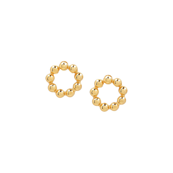Dahlia Beaded Studs