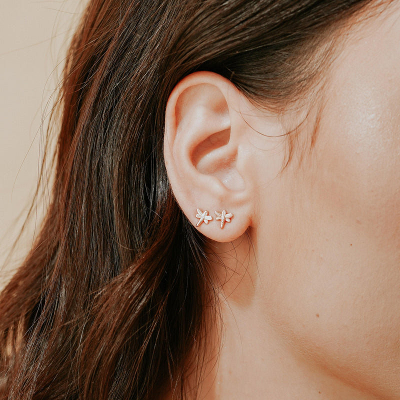 Damia Dragonfly Studs