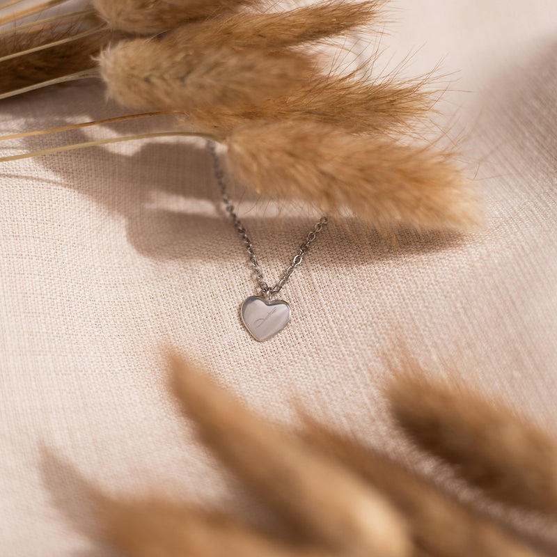 Mini Heart Pendant Necklace (Non-Detachable)
